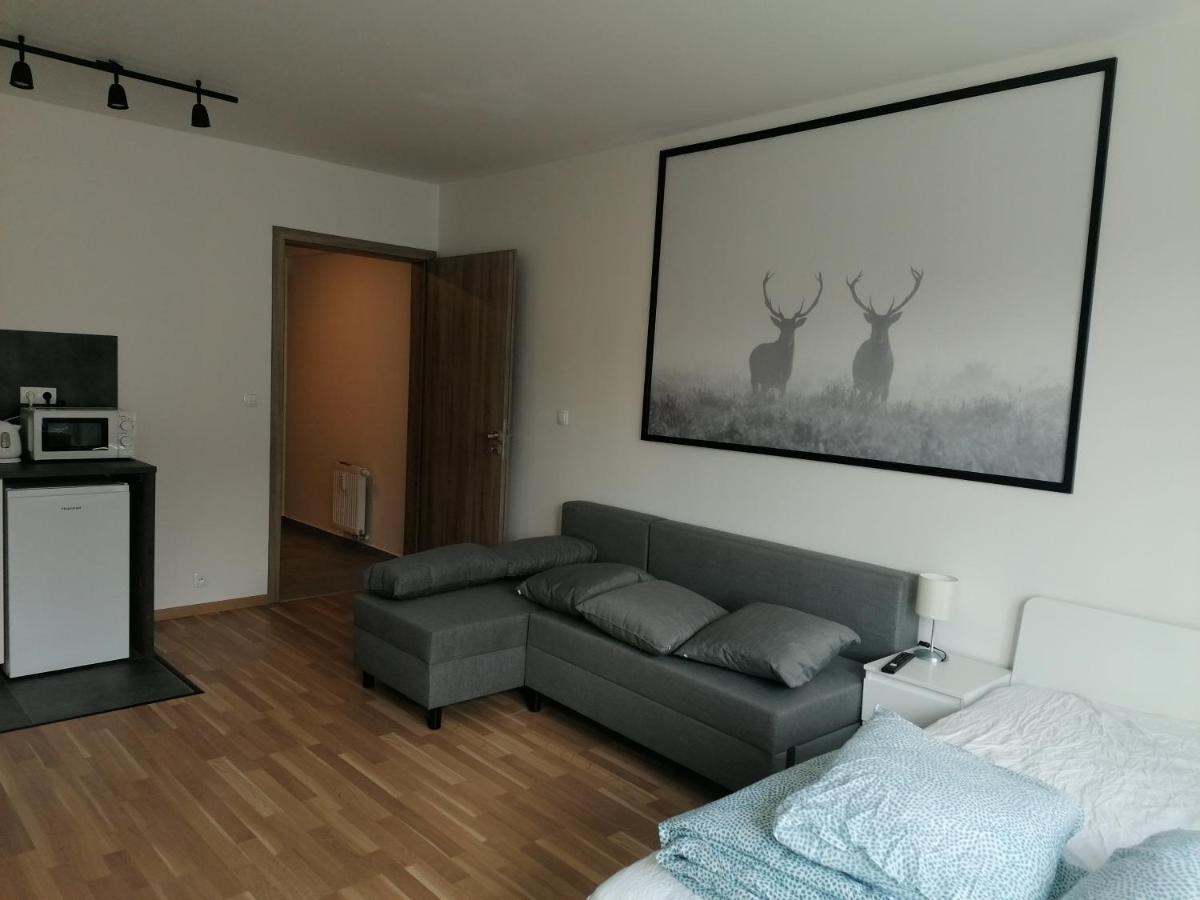 Brand New Studio Apartment #31 In Brand New Building With Free Parking In The Center Praha Bagian luar foto