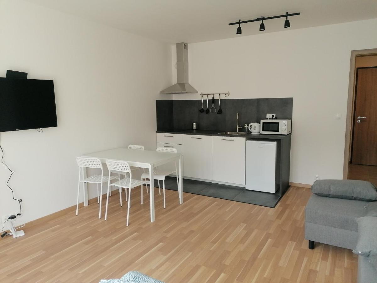 Brand New Studio Apartment #31 In Brand New Building With Free Parking In The Center Praha Bagian luar foto